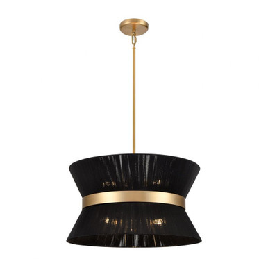 Ellesmere 6 Light Pendant 12 Inch Tall and 22.5 Inch Wide by DVI - DVP43605