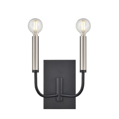 Olivia 2 Light Wall Sconce 10 Inch Tall and 7.25 Inch Wide by DVI - DVP44099