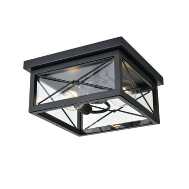 County Fair 2 Light Outdoor Flush Mount 6 Inch X 12.25 Inch Wide by DVI - DVP43370