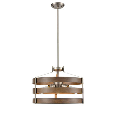 Fort Garry 3 Light Pendant 12.25 Inch Tall and 17 Inch Wide by DVI - DVP41820