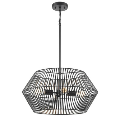 Ladysmith 4 Light Pendant 13.75 Inch Tall and 22.25 Inch Wide by DVI - DVP44505