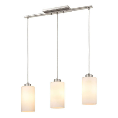 Manitou 3 Light Linear Chandelier 9.75 Inch Tall and 27.75 Inch Wide by DVI - DVP47153