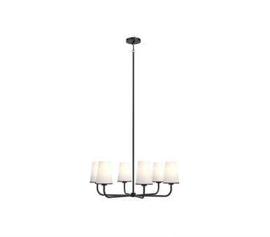 Kanata 6 Light Pendant 10 Inch Tall and 29 Inch Wide by DVI - DVP48026