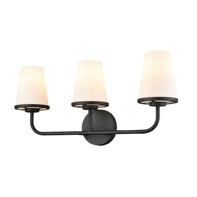Kanata 3 Light Bath Vanity 11 Inch Tall and 24.75 Inch Wide by DVI - DVP48043