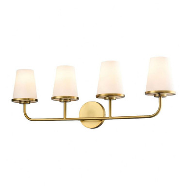 Kanata 4 Light Bath Vanity 11 Inch Tall and 31 Inch Wide by DVI - DVP48044