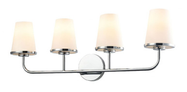 Kanata 4 Light Bath Vanity 11 Inch Tall and 31 Inch Wide by DVI - DVP48044