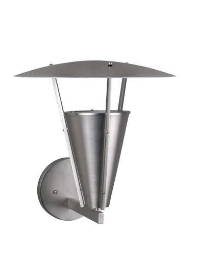 Pylon 1 Light Outdoor Wall Lantern 15.25 Inch Tall by Forte - 1160-01