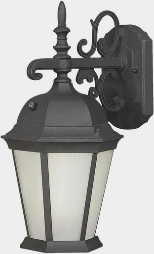 Oliver 1 Light Outdoor Wall Lantern 18.25 Inch Tall by Forte - 17013-01