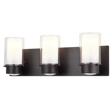 Essex 3 Light Bath Vanity 7.5 Inch Tall and 21.25 Inch Wide by DVI - DVP9043
