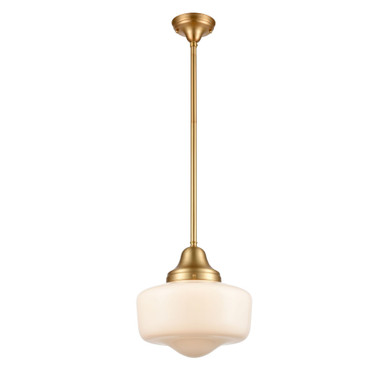 Schoolhouse 1 Light Pendant 12 Inch Tall and 14 Inch Wide by DVI - DVP7521