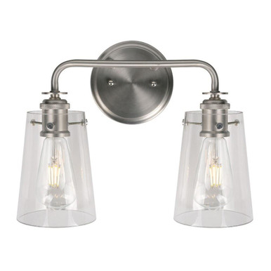 Ronna 2 Light Vanity Light by Forte - 5118-02
