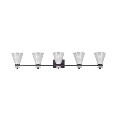 Cyndy 5 Light Vanity Light by Forte - 5132-05