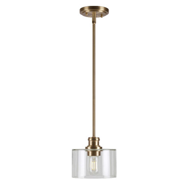 Zane 1 Light Small Pendant by Forte - 2748-01