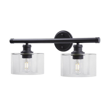 Zane 2 Light Vanity Light by Forte - 5748-02
