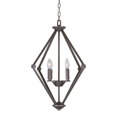 Eddy 4 Light Large Foyer Pendant by Forte - 7062-04