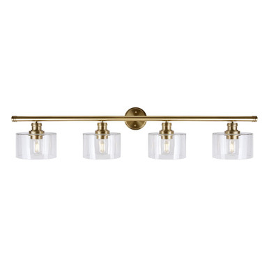 Zane 4 Light Vanity Light by Forte - 5748-04