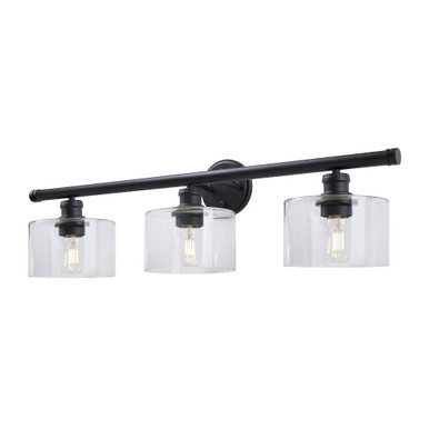 Zane 3 Light Vanity Light by Forte - 5748-03