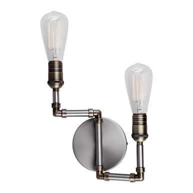 Uccelo 2 Light Wall Sconce by Forte - 7064-02