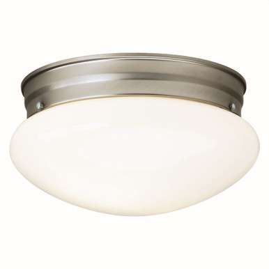 Button 1 Light 7.5 Inch Wide Flush Mount by Forte - 6002-01