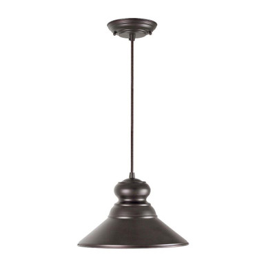 1 Light Medium Pendant 6.75 Inch Tall by Forte - 7227-01