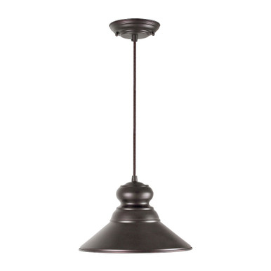 1 Light Medium Pendant 6.75 Inch Tall by Forte - 7227-01