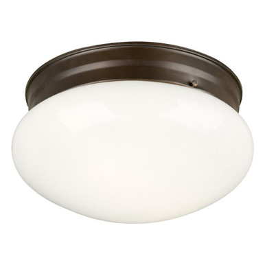 Button 2 Light 9.5 Inch Wide Flush Mount by Forte - 6003-02