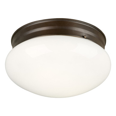 Button 2 Light 9.5 Inch Wide Flush Mount by Forte - 6003-02