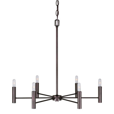 Gabe 6 Light Medium Chandelier by Forte - 7080-06