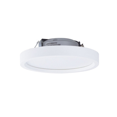Surf 11W LED Regressed Edge Lit Flush Mount with Round Baffle by Nora - NLOS-R42