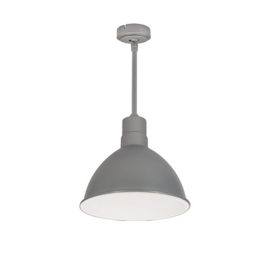 NRLM Series 36W LED Gunmetal Small Pendant with 84 Inch Stem by Nora - NRLM-10TGMLE4-84