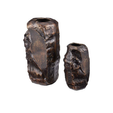 Carmelo 8.5 Inch Vase (Set of 2) by Currey Company - 1200-0944