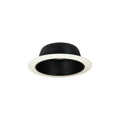 6 Inches PAR30 Stepped Baffle with Oversize Ring 2.38x7.75 Inches by Nora  - NTM-OV