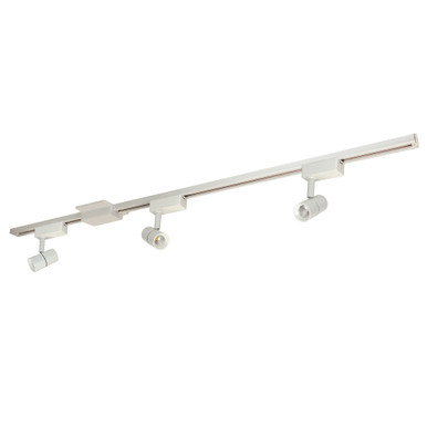 30W 3 LED 4 Foot Track Pack with 3 Aiden Track Head 48 In Length by Nora  - NTLE-8509