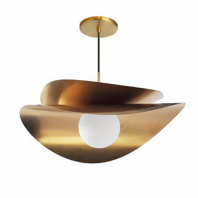 Paven 15W 1 LED Pendant 12 Inch Tall and 20 Inch Wide by Dainolite - PVN-2015LEDP