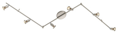 Buzz 6 Light Track Light In Transitional Style 4.38 x 4.5 Inches by Eglo - 200396A