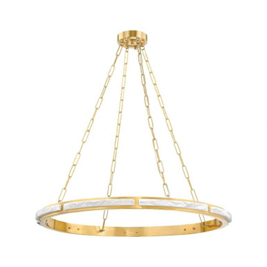 Wingate 1 Light Oversized LED Chandelier by Hudson Valley - 8136-AGB