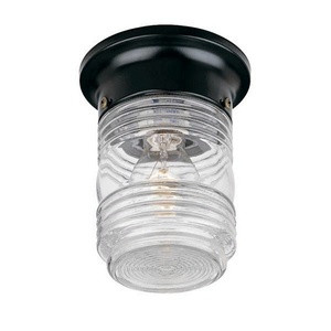 Builders Choice 1 Light Inch Wide Outdoor Flush Mount by Acclaim - 101BK