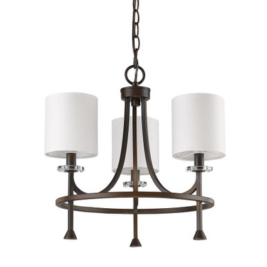 Kara 3 Light Small Chandelier by Acclaim - IN11041