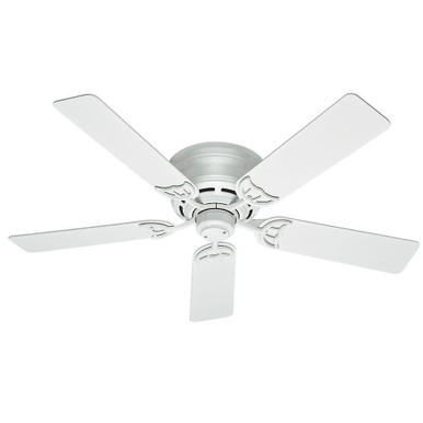 Low Profile 52 Inch Low Profile Ceiling Fan with Pull Chain by Hunter Fans - 1000290