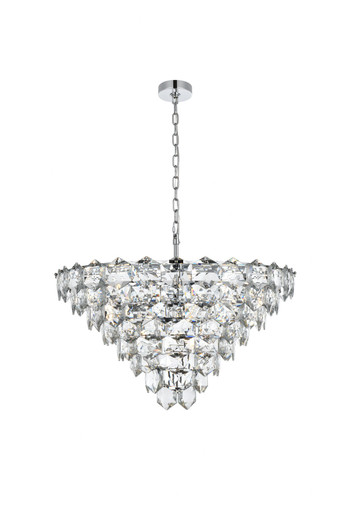 Adaline 15 Light Chandelier 18 Inch Tall and 32 Inch Wide by Elegant - 1050D32
