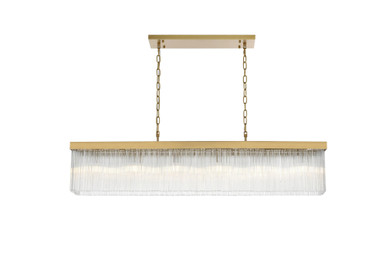 Harlow 6 Light Chandelier 9 Inch Tall and 8 Inch Wide by Elegant - 1070G49