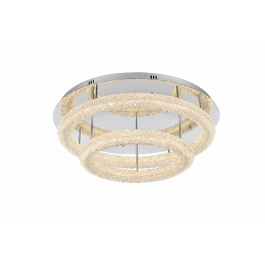 Bowen 62W 2 LED Flush Mount 10 Inch Tall and 29.5 Inch Wide by Elegant - 3800F30L2