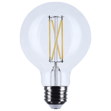 6W 3500K G25 LED Medium Base Replacement Bulb 4.45 Inch Length by Satco - S12482