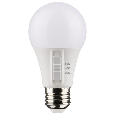 Accessory 6W A19 CCT Selectable LED Medium Base Lamp by Satco - S11770