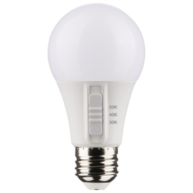 Accessory 6W A19 CCT Selectable LED Medium Base Lamp by Satco - S11770
