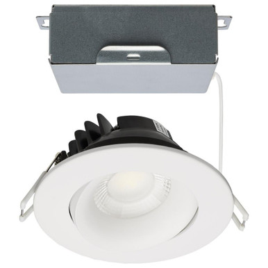 ColorQuick 12W CCT LED Round Gimbaled Direct Wire Downlight by Satco S1162 - S1162R1