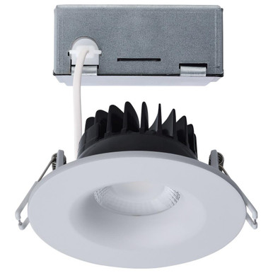 10W LED Direct Wire Round Downlight with Remote Driver by Satco - S11630R1