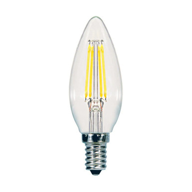 3.7 Inch 5.5W C11 LED Candelabra Base Replacement Lamp by Satco - S155WC-13837