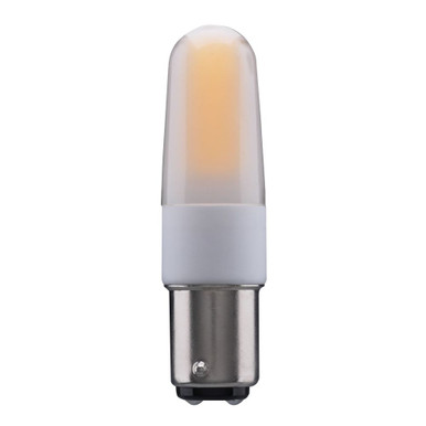 2.5 Inch 4W BA15D LED Double Contact Bayonet Base Replacement Lamp by Satco - S14WBA1-07525