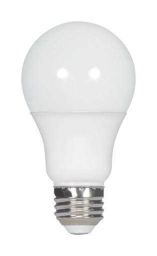 4.41 Inch 9W A19 LED Medium Base Replacement Lamp (Pack of 100) by Satco - S19WA19-238441
